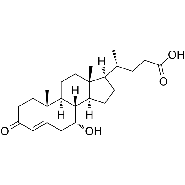 3-Oxo-7-hydroxychol-4-enoic acid 14772-95-3